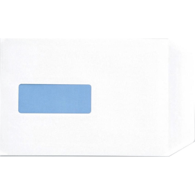 5 Star Office Peel and Seal C5 Windowed Pocket Envelope 100gsm White 500 Pack 116103 F