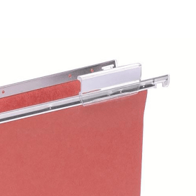 5 Star Office Plastic Tabs for Suspension File Clear 50 Pack 118560 F