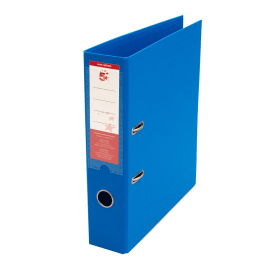 5 Star Office Premium Polypropylene Lever Arch File A4 Blue 10 Pack 340344 133999 F