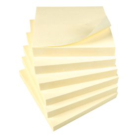5 Star Office Re Move Notes Pad 100 Sheets 76mm x 76mm Yellow 12 Pack 110190 F