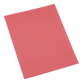5 Star Office Square Cut Folder Recycled 250gsm A4 Red 100 Pack 149633 F