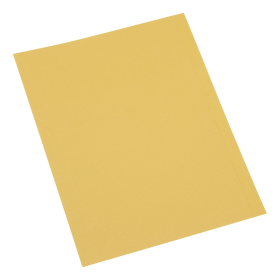 5 Star Office Square Cut Folder Recycled 250gsm A4 Yellow 100 Pack 110883 F