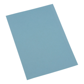 5 Star Office Square Cut Folder Recycled 250gsm Foolscap Blue 100 Pack 102163 F