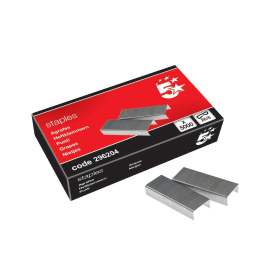 5 Star Office Staples 26 6 5000 Pack 112611 F