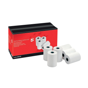 5 Star Office Thermal Printer Rolls 57mm x 55mm White 20 Pack 908129 141586 F