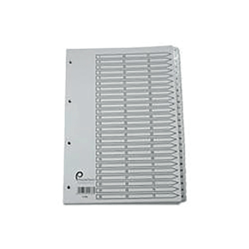 5 Star Office White Mylar Index Dividers 1 75 711086 816472 F