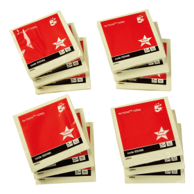 5 Star Sticky Notes 100 Sheets 76mm x 76mm Yellow 12 Pack 409092 F