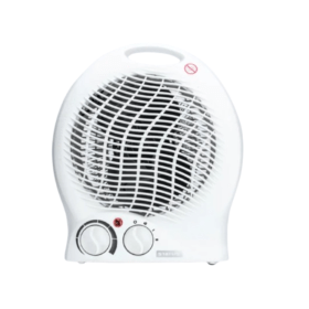 5 Star Upright Portable Fan Heater 2000W White FS677780 F