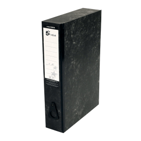 5 Star Value Box File Foolscap Cloud 75mm 10 Pack 282939 F
