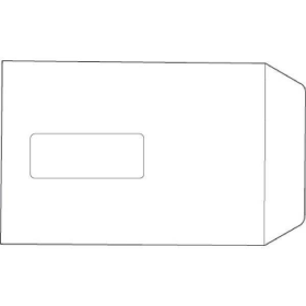 5 Star Value Self Seal C5 Windowed Pocket Envelope 100gsm White 500 Pack 889030 F