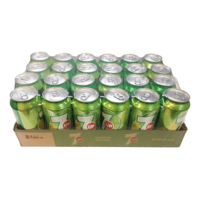 7 Up Lemon and Lime Fizzy Drink 330ml 24 Pack 122923 F