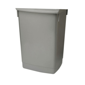 Addis Metallic Grey Flip Top Bin Base 60L AG11799 F