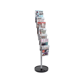 Alba Floor Standing 7 Pocket Literature Magazine Display A4 DDFIL7S 155557 F