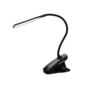 Alba LED Wireless Desk Lamp with Desk Top Clamp Black 830859 F