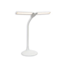 Alba Nomad Two Head Desk Lamp White 533081 F