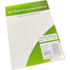 Alpa Cartridge Multipurpose Labels Laser Copier Inkjet 38.1mm x 21.2mm White 100 Pack 565611 F