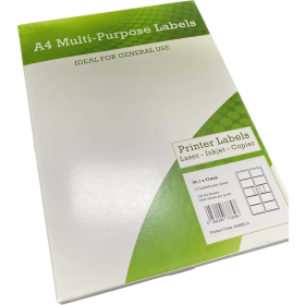 Alpa Cartridge Multipurpose Labels Laser Copier Inkjet 99.1mm x 57mm White 100 Pack 565586 F