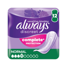 Always Discreet Sanitary Pads Normal 12 Pack PX06596 F