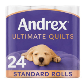 Andrex Ultimate Quilts Toilet Roll 3 Ply 115 Sheets 24 Pack 918331 F