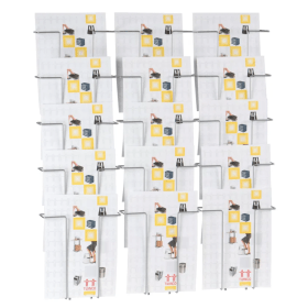 Announce 15 Compartment Literature Holder A4 AA10262 AA10262 F