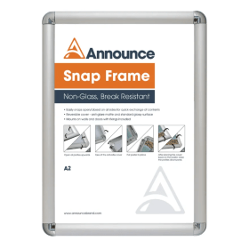 Announce A2 Snap Frame Aluminium AA10204 F