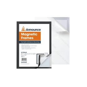 Announce A3 Magnetic Frame Black 2 Pack 493486 F