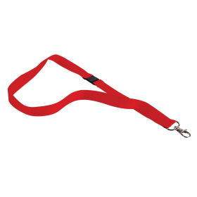 Announce Textile Badge Necklace Red 10 Pack 518304 F
