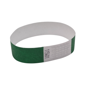 Announce Wrist Band 19mm Green 1000 Pack 493471 F