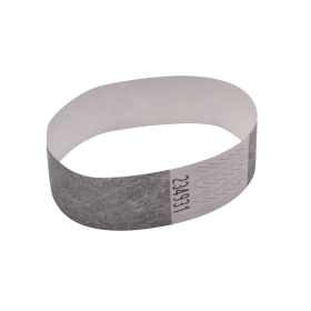 Announce Wrist Band 19mm Silver 1000 Pack 493475 F