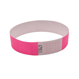Announce Wrist Bands 19mm Pink 1000 Pack 493474 F