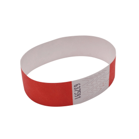 Announce Wrist Bands 19mm Warm Red 1000 Pack 493476 F