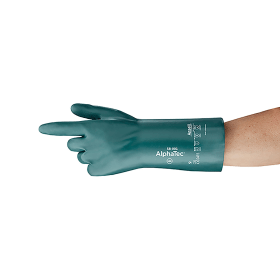 Ansell Alphatec ESD Gauntlet Gloves Green XL 12 Pack 781906 F