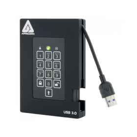 Apricorn Aegis Fortress SSD USB 3.0 4TB Black 830625 F