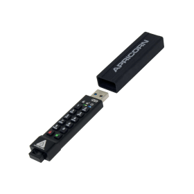 Apricorn Aegis USB 3.2 Secure Key 3NX Flash Drive Black 830635 F