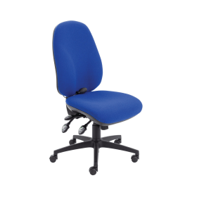 Arista BentleyHigh Back Ergonomic Task Chair 700mm x 700mm x 1040 1160mm Blue 493714 F