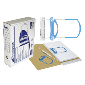 Arnos Self Adhesive File Fastener 100mm 100 Pack 116963 F