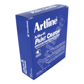 Artline 40 Paint Crayon Permanent Marker Yellow 12 Pack AR84149 F