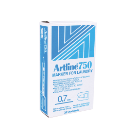Artline 750 Laundry Marker Fine Bullet Tip Black 12 Pack 146203 F