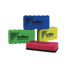 Artline Smiley Whiteboard Eraser Assorted 4 Pack 167519 F