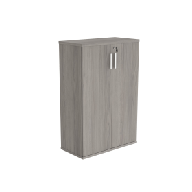 Astin 2 Door Cupboard Lockable 800mm x 400mm x 1204mm Alaskan Grey Oak 821553 F