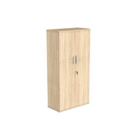 Astin 2 Door Cupboard Lockable 800mm x 400mm x 1592mm Canadian Oak 821544 F