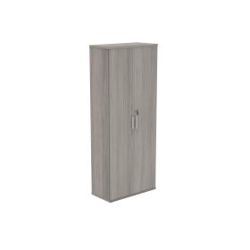 Astin 2 Door Cupboard Lockable 800mm x 400mm x 1980mm Alaskan Grey Oak 821555 F