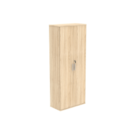 Astin 2 Door Cupboard Lockable 800mm x 400mm x 1980mm Canadian Oak 821545 F