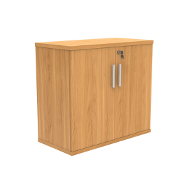 Astin 2 Door Cupboard Lockable 800mm x 400mm x 730mm Norwegian Beech 821536 F