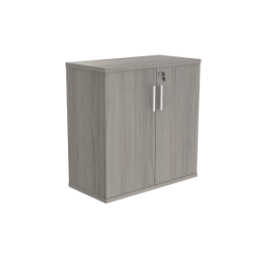 Astin 2 Door Cupboard Lockable 800mm x 400mm x 816mm Alaskan Grey Oak 821552 F