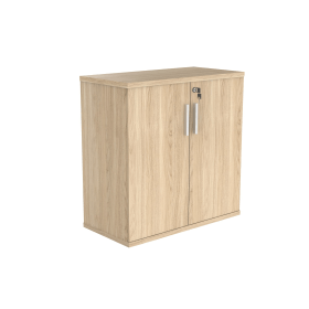 Astin 2 Door Cupboard Lockable 800mm x 400mm x 816mm Canadian Oak 821542 F