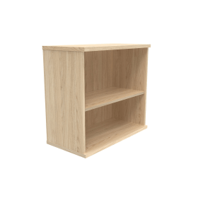 Astin Bookcase 1 Shelf 800mm x 400mm x 730mm Canadian Oak 821521 F