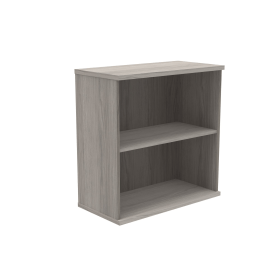 Astin Bookcase 1 Shelf 800mm x 400mm x 816mm Alaskan Grey Oak 821532 F