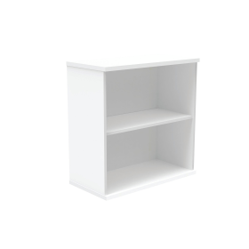 Astin Bookcase 1 Shelf 800mm x 400mm x 816mm Arctic White 821527 F