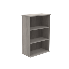 Astin Bookcase 2 Shelves 800mm x 400mm x 1204mm Alaskan Grey Oak 821533 F